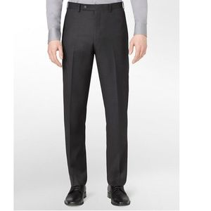 NEW  Calvin Klein Men Charcoal Dress  pant